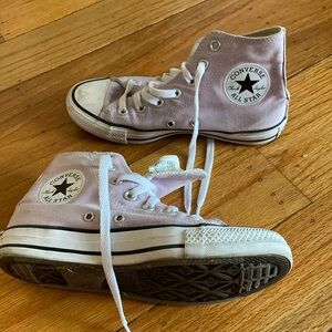Converse High Tops Pale Lavender